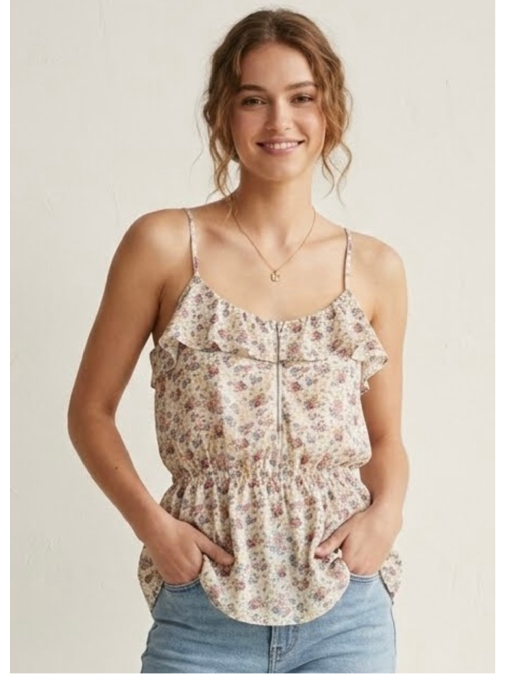 Papaya junior's blouse strappy cami size small